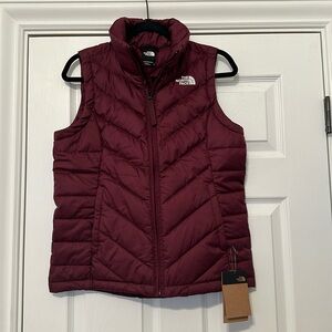 North Face Vest - Burgundy